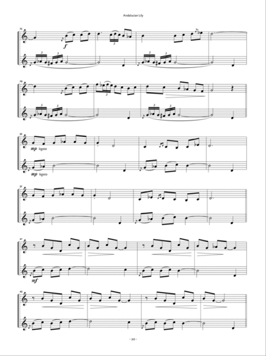 Ten Klezmer Duos, Volume 1 Clarinet Duet scores gallery preview page 10
