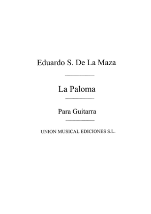 La Paloma Habanera (E Sainz De La Maza)
