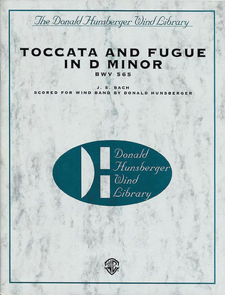 Book cover for Toccata and Fugue in D Minor, BWV 565