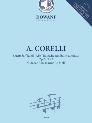 Book cover for Sonata for Treble (Alto) Recorder and B.c.