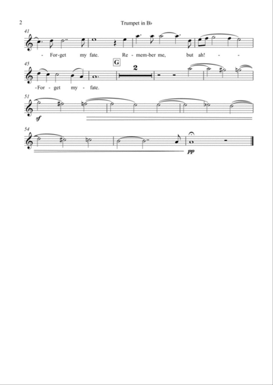 When I am Laid in Earth (Dido's Lament) Brass Band scores gallery preview page 2
