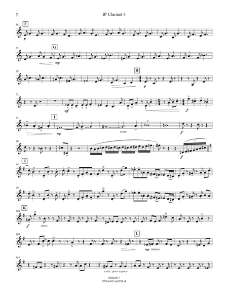 Spring Overture - Bb Clarinet 3