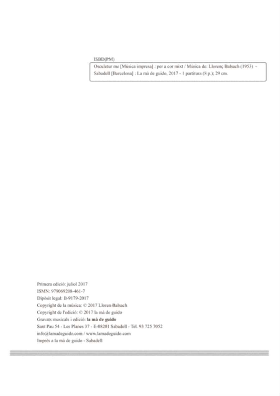 Osculetur me SSA scores gallery preview page 2