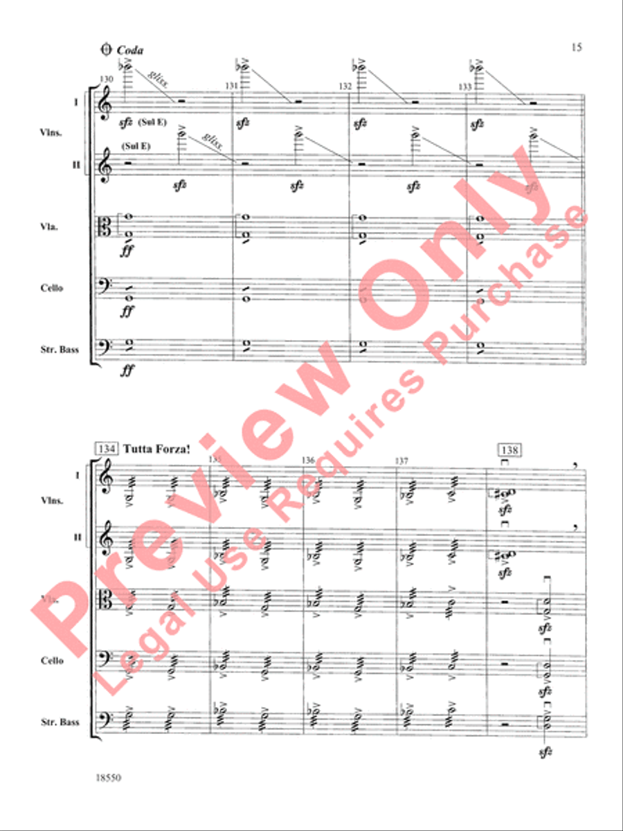 Legend String Orchestra scores gallery preview page 16