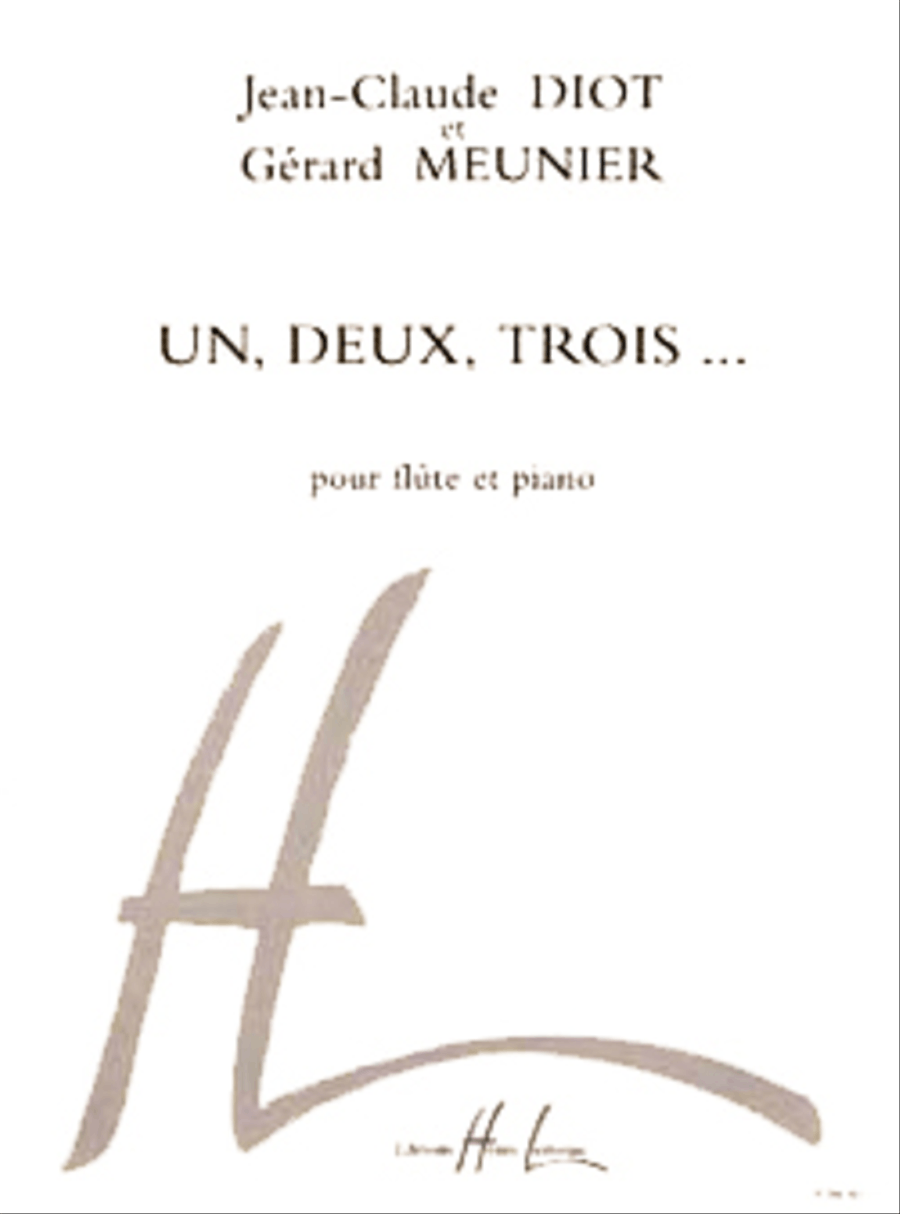 Un, Deux, Trois Flute Solo scores gallery preview page 1