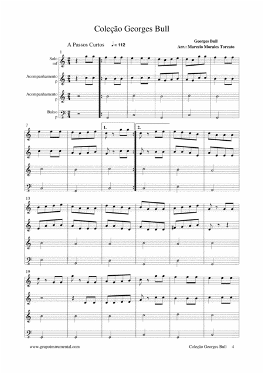 Coleção Georges Bull Coleção Georges Bull Large Ensemble scores gallery preview page 4