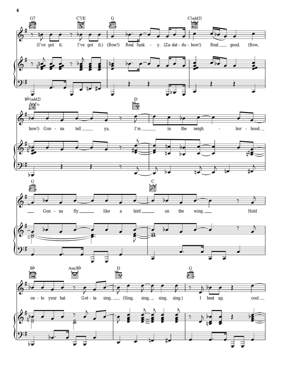 I've Got The Music In Me I've Got The Music In Me Piano, Vocal, Guitar scores gallery preview page 6