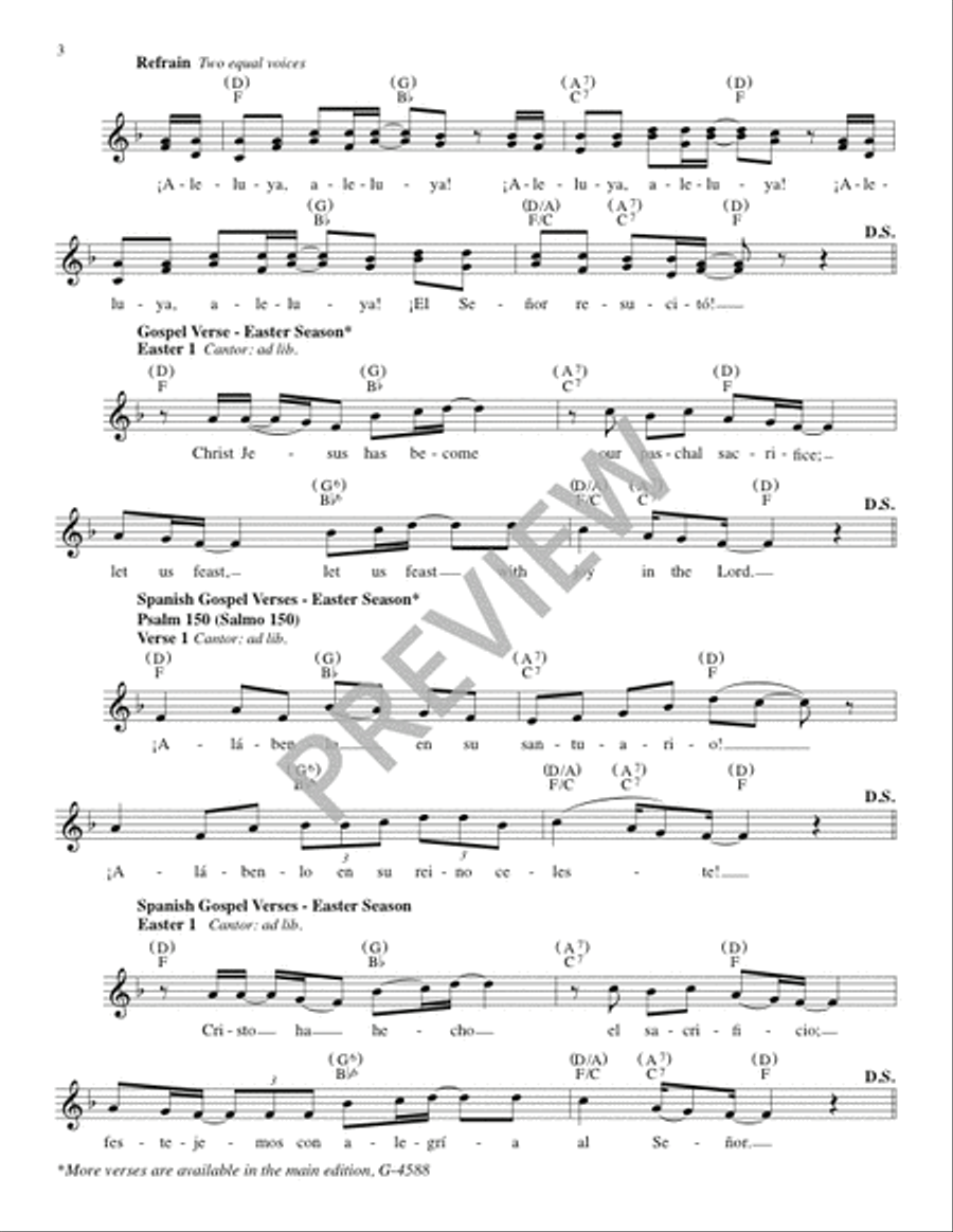The Honduras Alleluia - Guitar edition Guitar scores gallery preview page 3