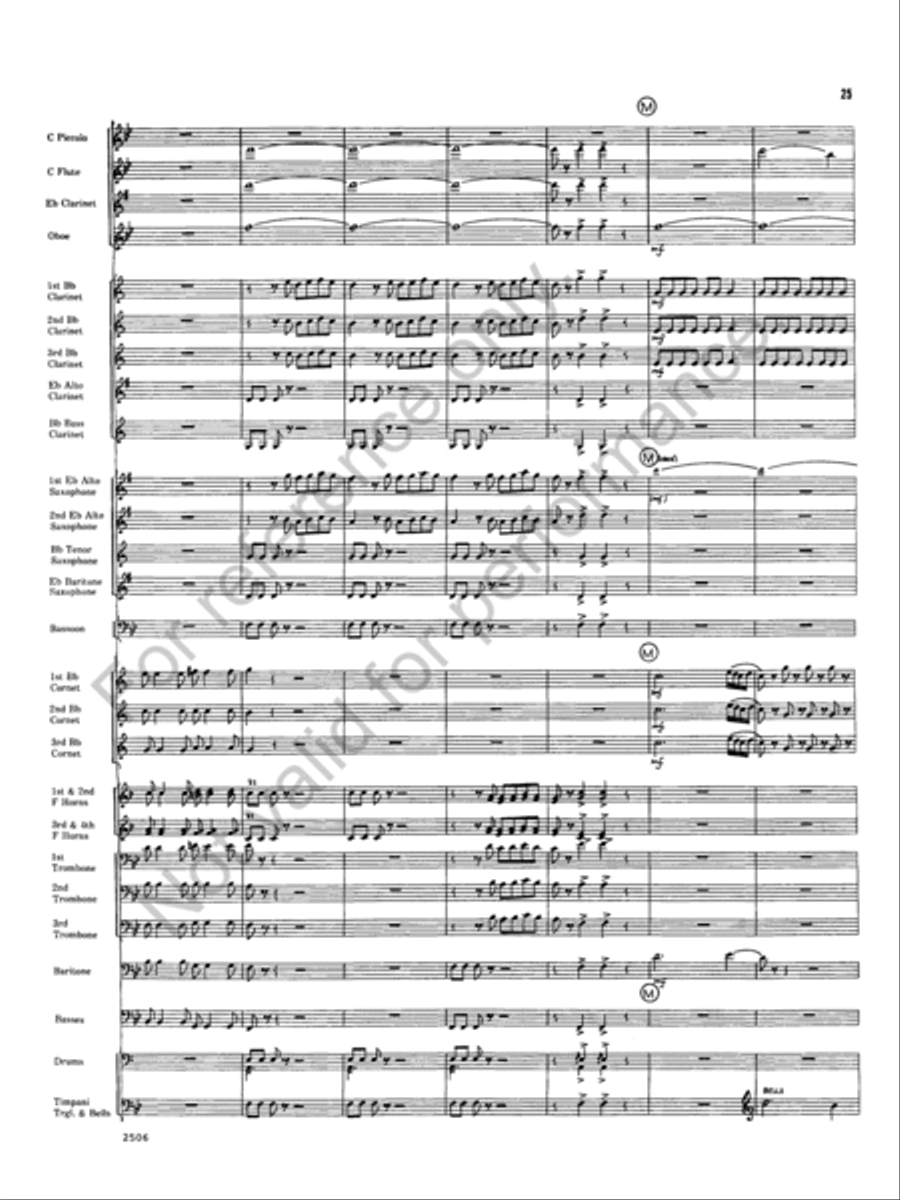 Armida Concert Band scores gallery preview page 25