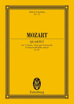Book cover for String Quartet D minor