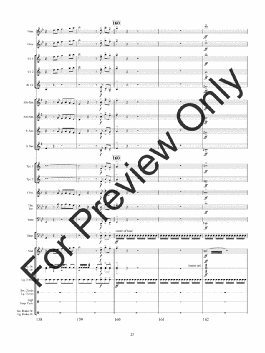 Haunted Mine Concert Band scores gallery preview page 26