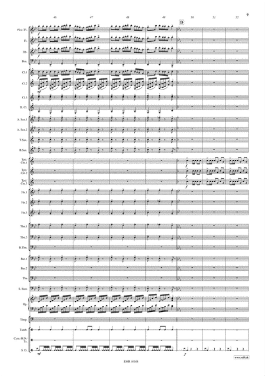 Procession Of The Nobles Procession Of The Nobles Concert Band scores gallery preview page 10