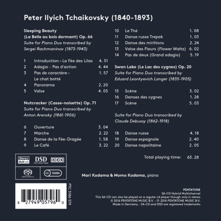 Pyotr Il'yich Tchaikovsky: Ballet Suites for Piano Duo