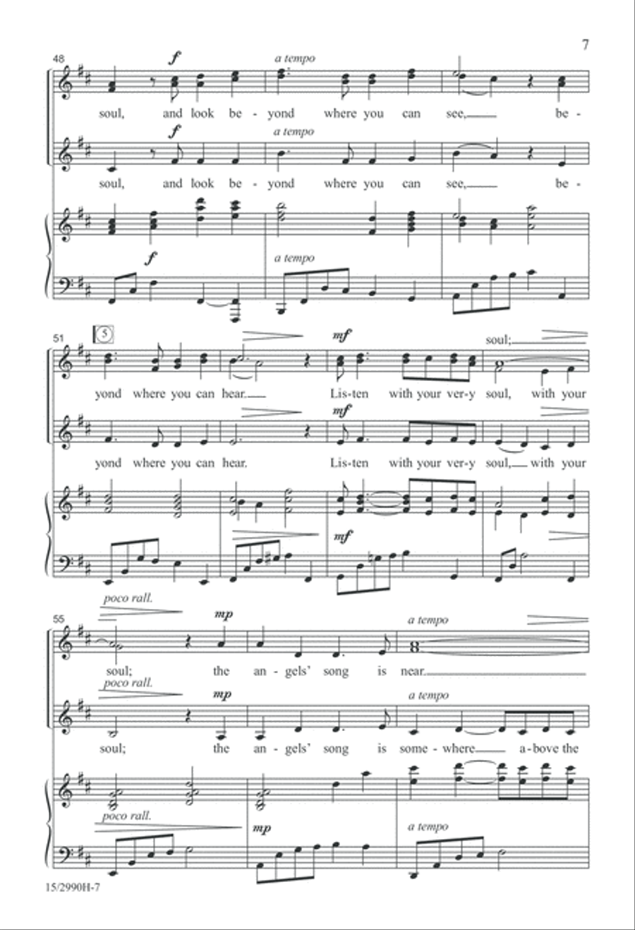 Somewhere Above the Clouds SSA scores gallery preview page 7