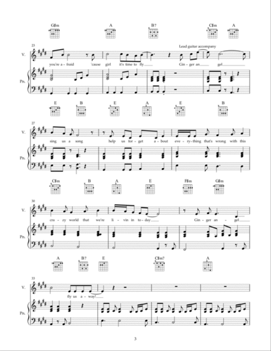 Ginger Angel Voice scores gallery preview page 3