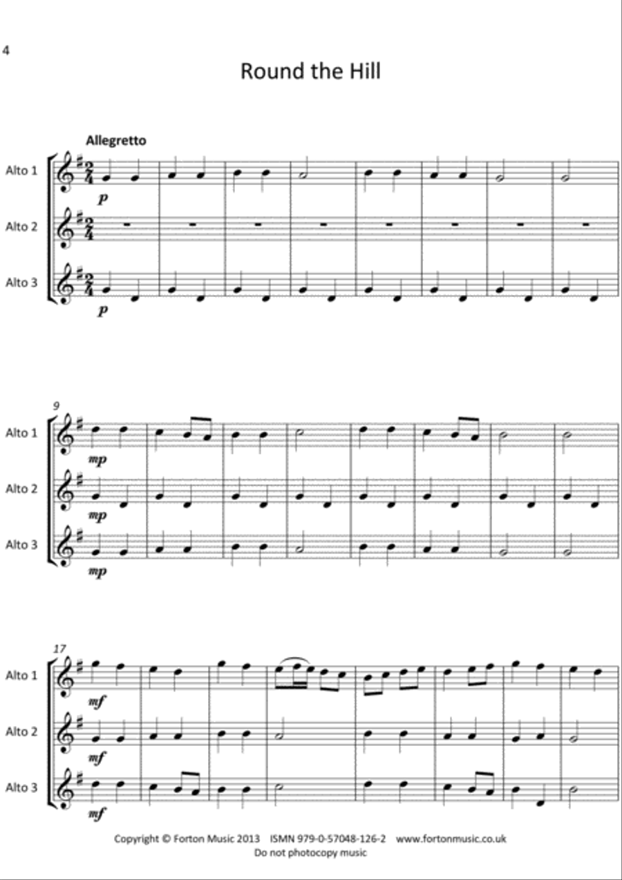 Sax Trios Book 1 Sax Trios Book 1 Saxophone scores gallery preview page 4