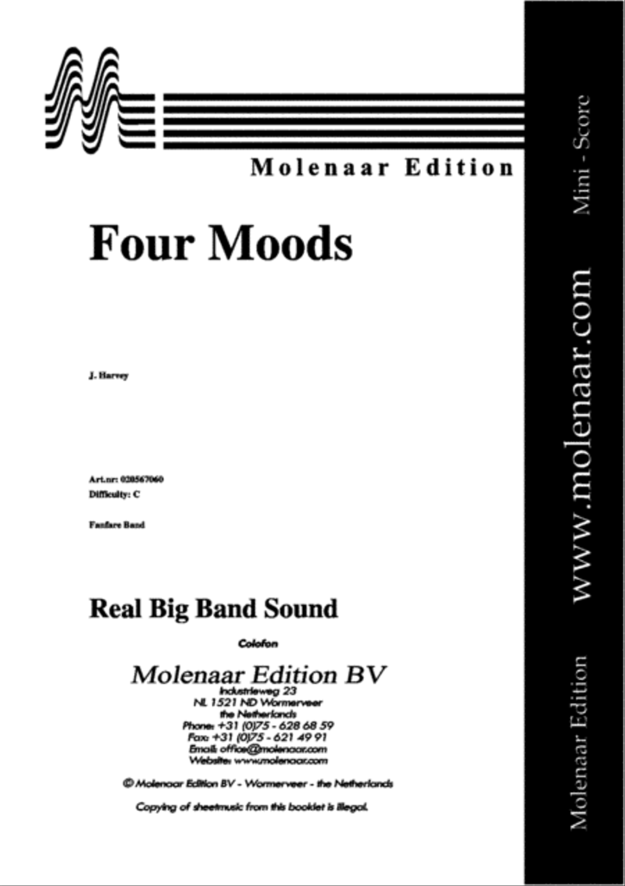 Four Moods Four Moods Big Band scores gallery preview page 2