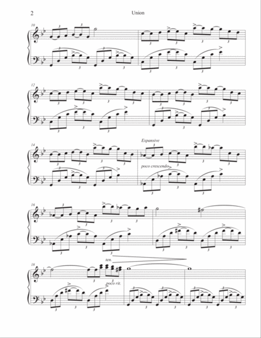 Union Piano Solo scores gallery preview page 2