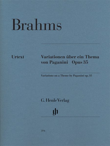 Brahms, Johannes: Paganini variations op. 35
