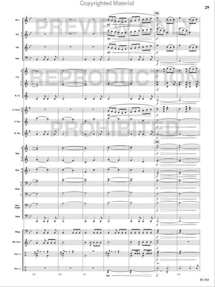 Summer Resounding! Concert Band scores gallery preview page 28