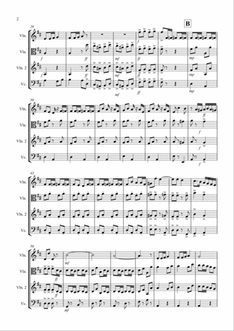 Radetzky March for String Trio String Trio scores gallery preview page 2