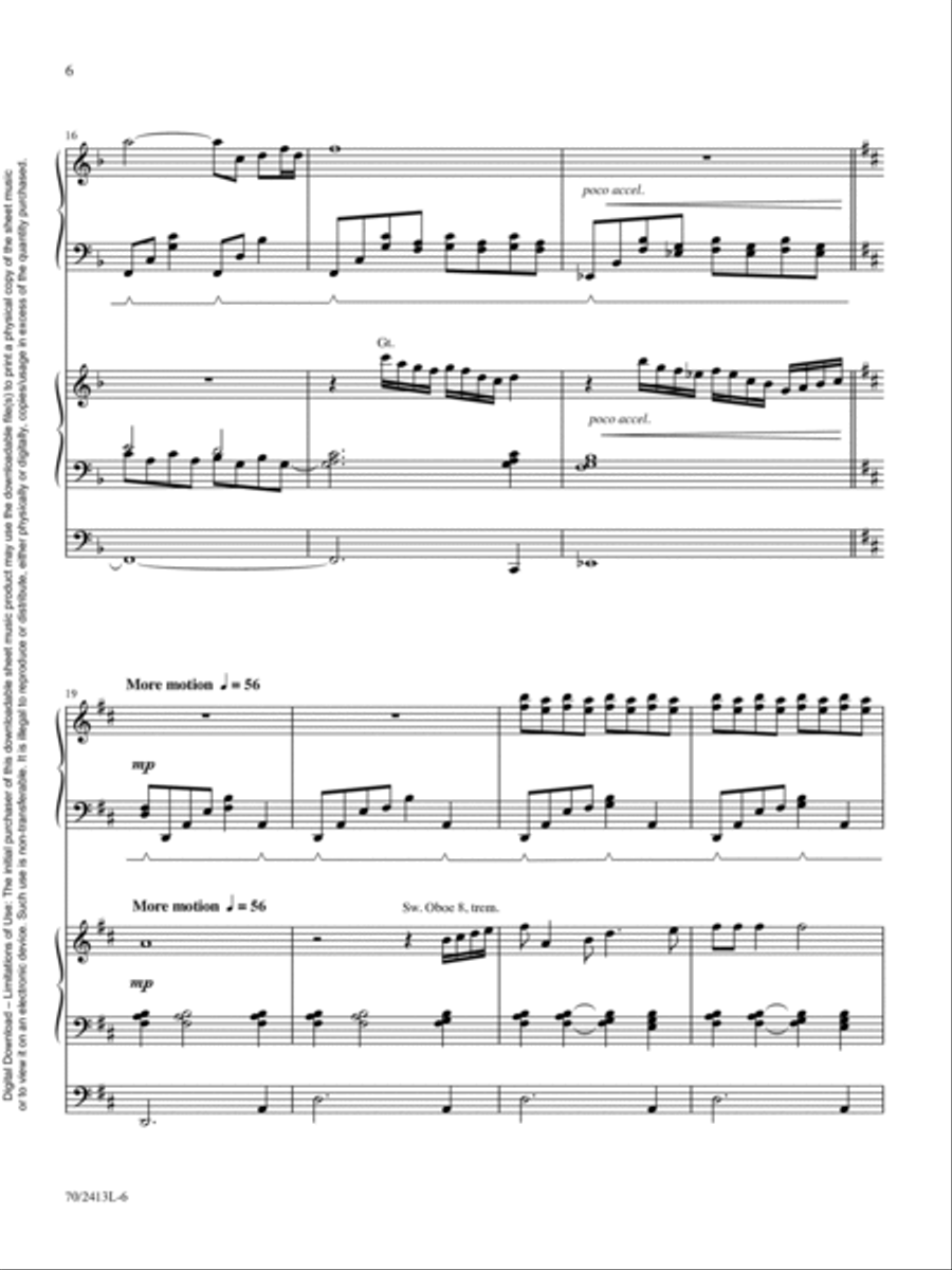 From Lent to Ascension From Lent to Ascension Organ scores gallery preview page 6