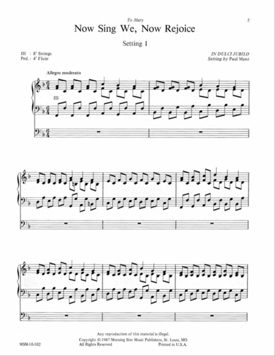 Improvisations for the Christmas Season, Set 3 Organ scores gallery preview page 3