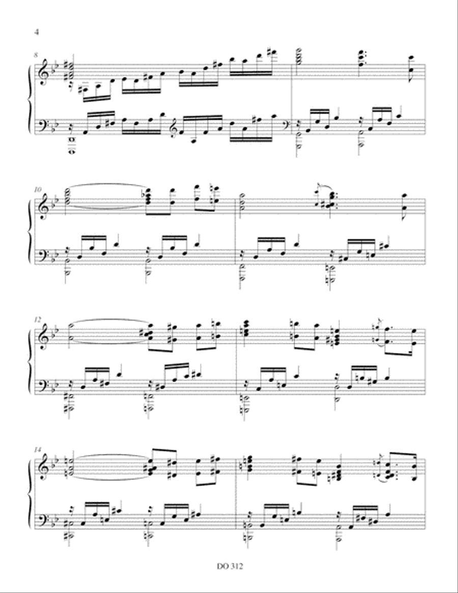 Complainte de l'homme venu d'ailleurs Piano Solo scores gallery preview page 3