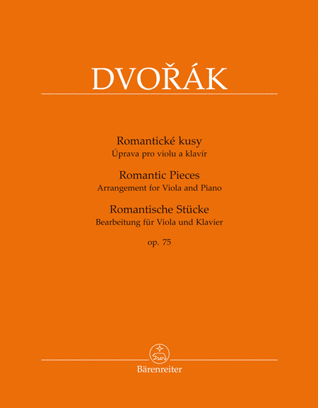 Romantische Stucke, op. 75 (Bearbeitet for Viola und Klavier)