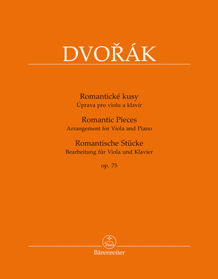 Book cover for Romantic Pieces, op. 75