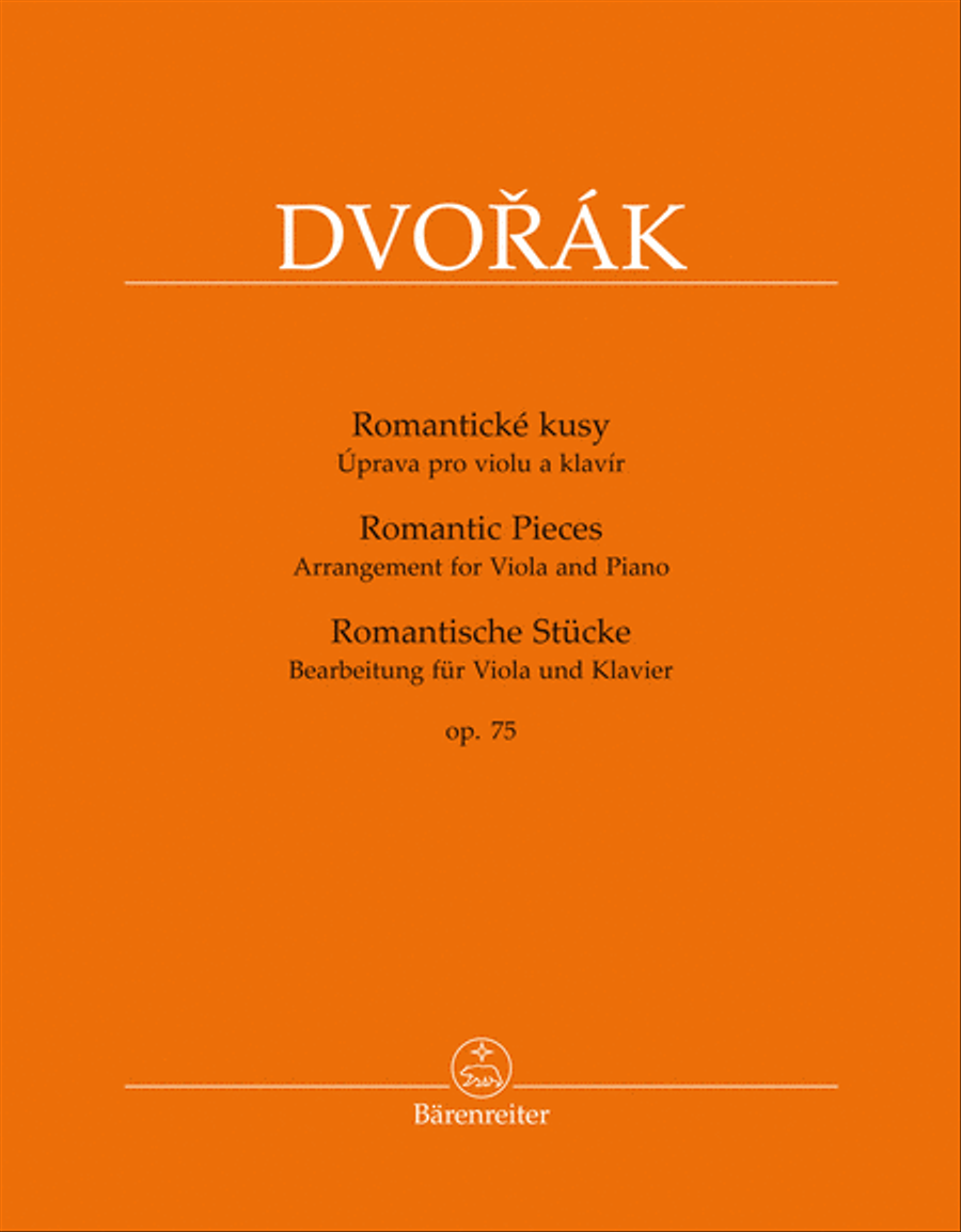 Book cover for Romantic Pieces, op. 75