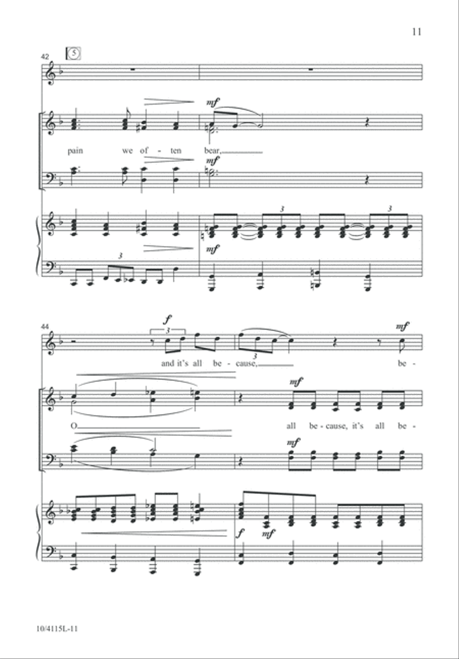 What a Friend 4-Part scores gallery preview page 12