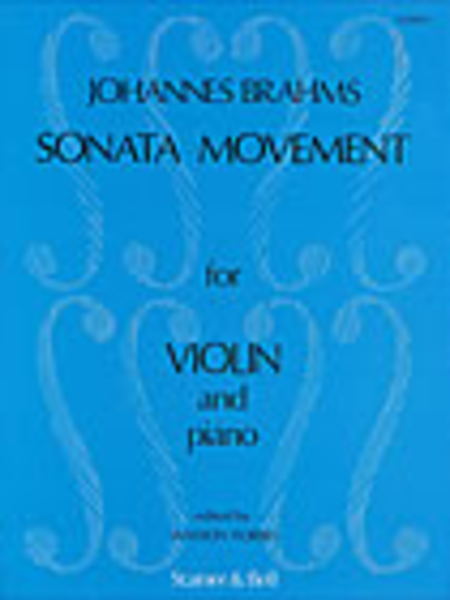 Sonata Movement (Sonatensatz, 1853) with Piano