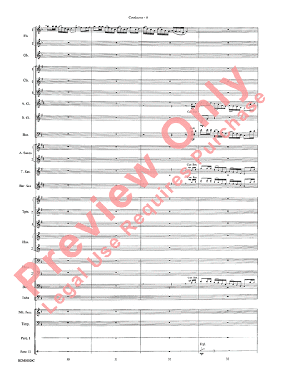 Prairiesong Concert Band scores gallery preview page 9