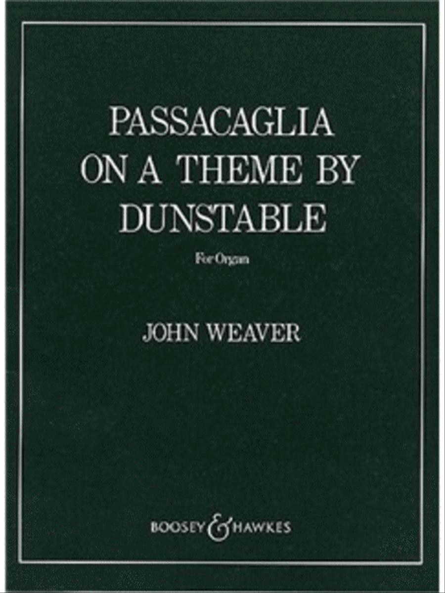 Passacaglia on a Theme by Dunstable