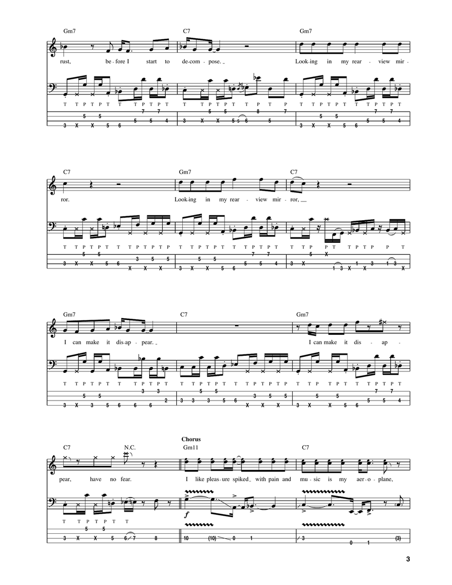 Aeroplane Aeroplane Acoustic Guitar scores gallery preview page 3