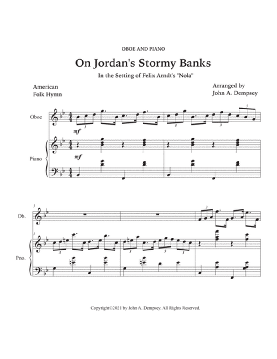 On Jordan's Stormy Banks (Oboe and Piano) image number null