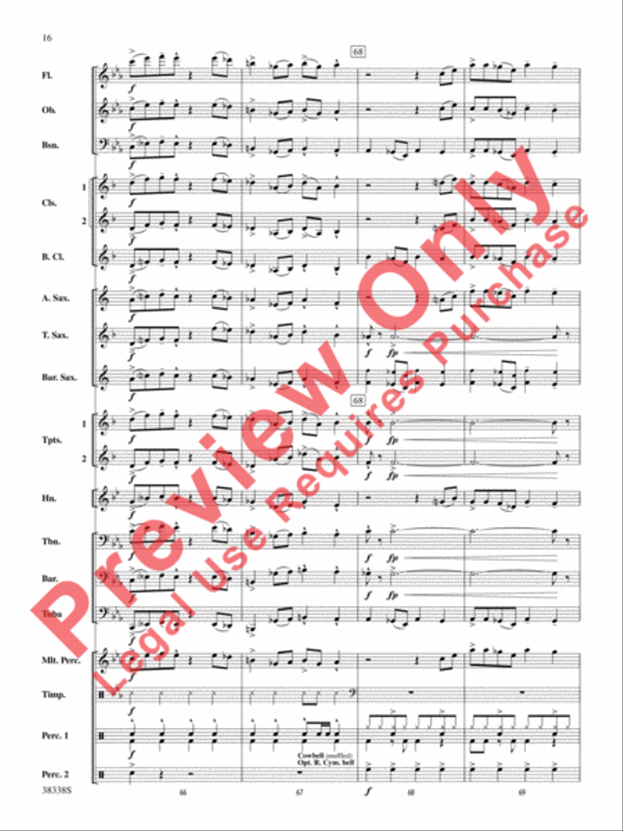 Joyful Time Concert Band scores gallery preview page 17