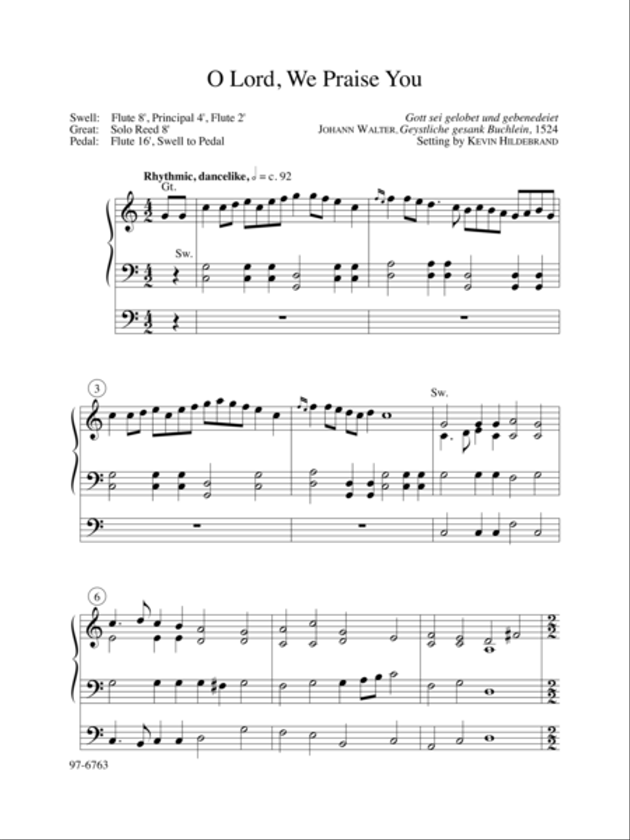 Six Hymn Improvisations, Set 1