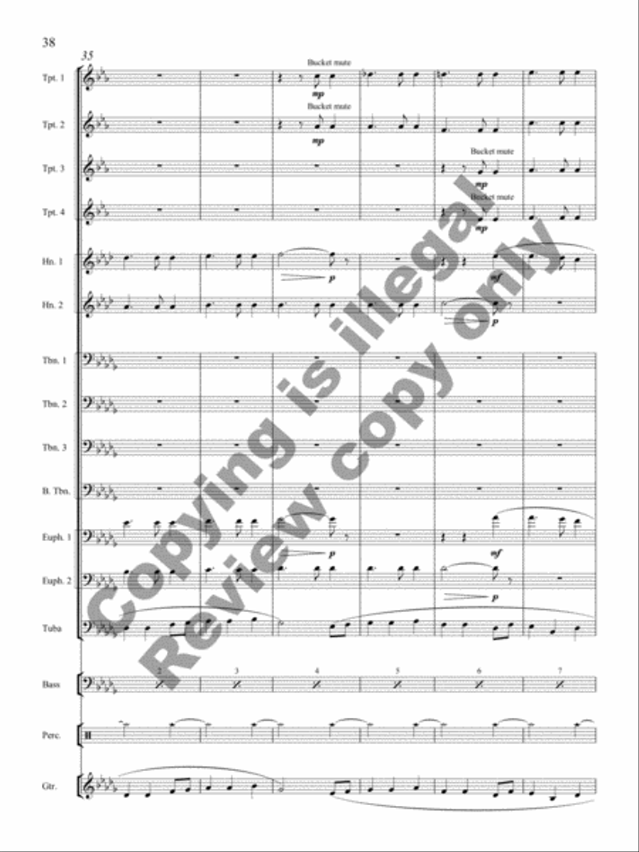 Christmas Brass Brass Band scores gallery preview page 19