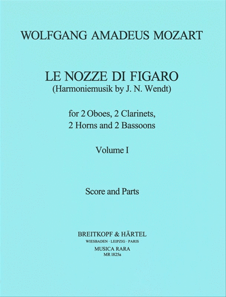 Le Nozze di Figaro K. 492 Chamber Music scores gallery preview page 1