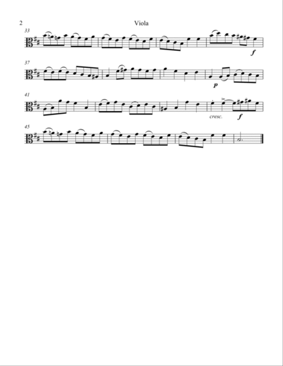 Bouree Flute scores gallery preview page 2