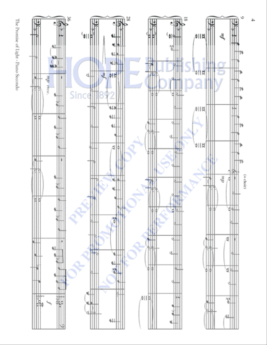 The Promise of Light The Promise of Light Choir scores gallery preview page 5