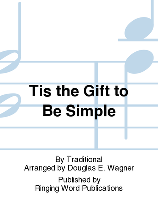 Book cover for Tis the Gift to Be Simple