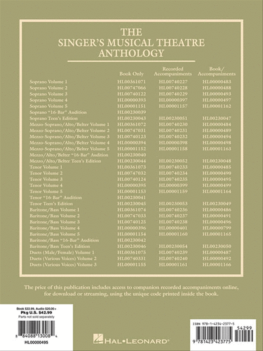 Singer's Musical Theatre Anthology – Volume 3 Tenor Voice scores gallery preview page 5