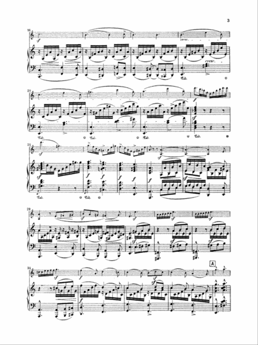 Sonata in A Minor, Op. 105 Small Ensemble scores gallery preview page 4