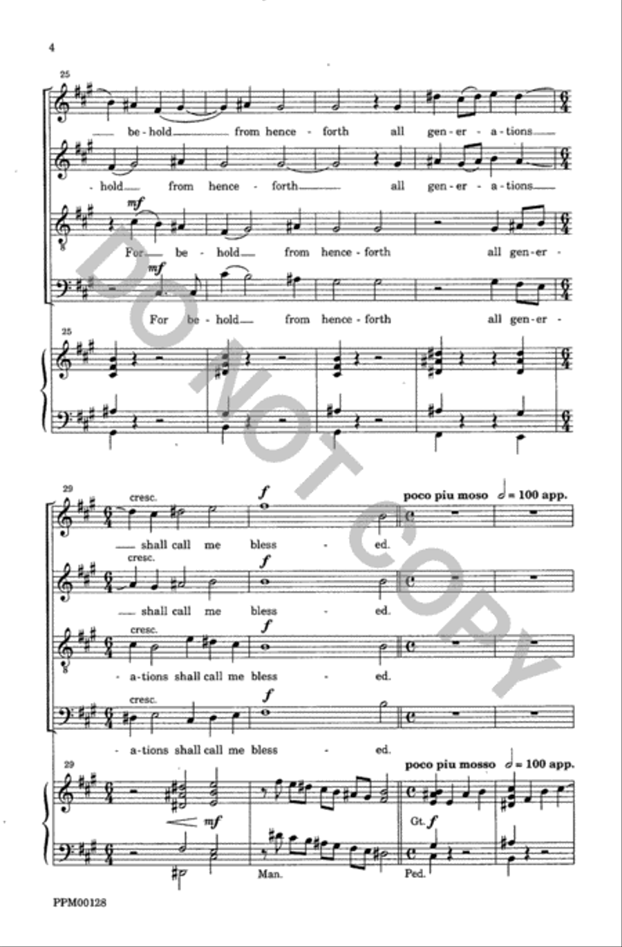 Magnificat and Nunc Dimittis 