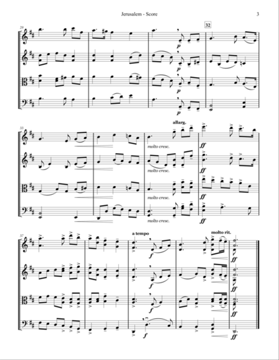 Jerusalem String Quartet scores gallery preview page 3