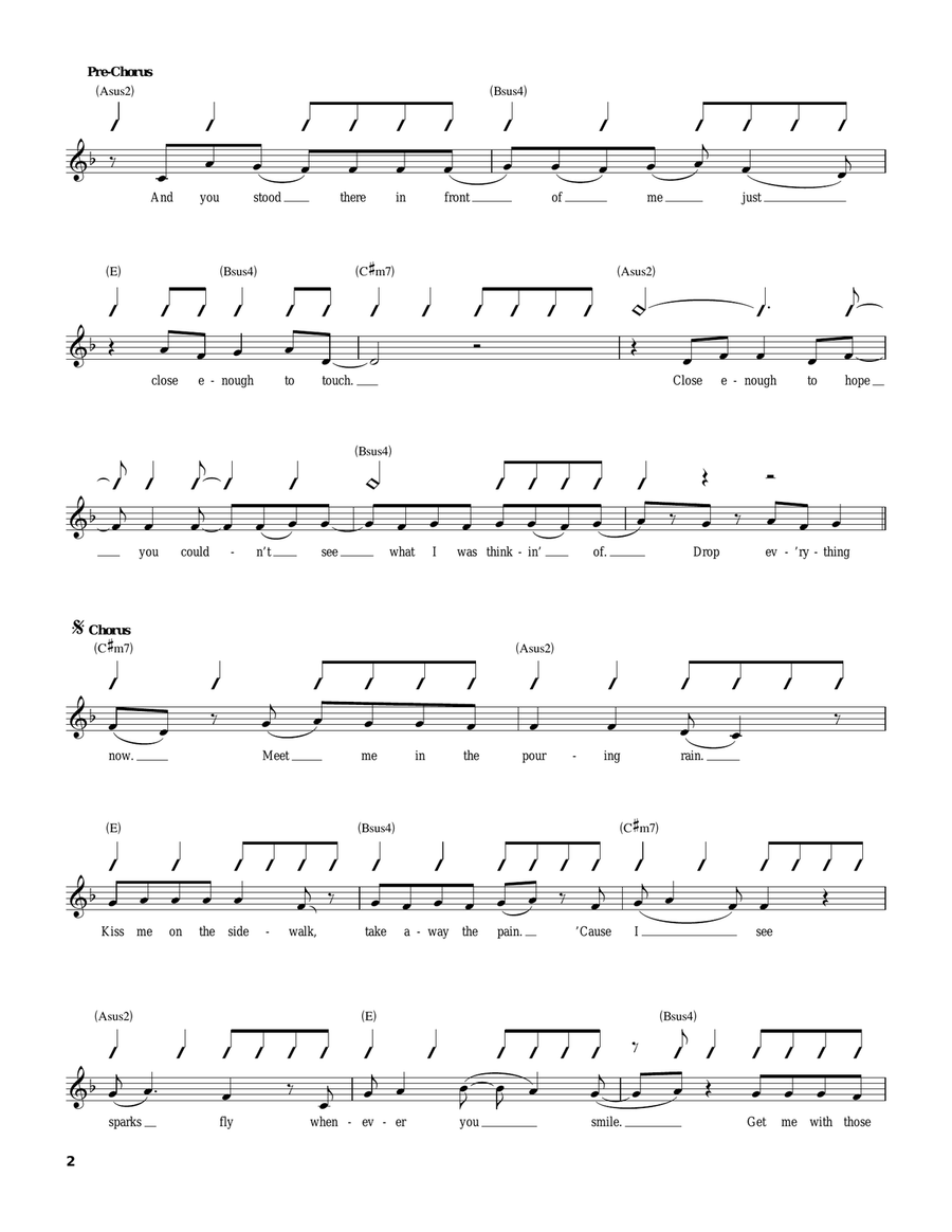 Sparks Fly Sparks Fly Acoustic Guitar scores gallery preview page 2