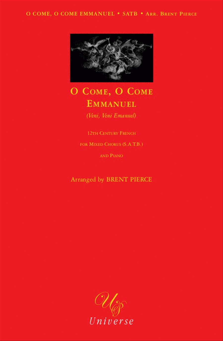 O Come O Come Emmanuel - SATB - Pierce 4-Part scores gallery preview page 1